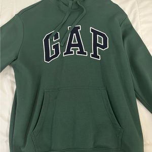 gap dark green hoodie